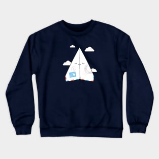 Airmail - paper plane Crewneck Sweatshirt